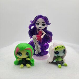 Monster High Minis Lot of 1" & 3" Doll Figures - Venus & Frankie & Spectra